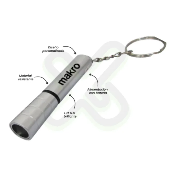 Llavero Linterna Led personalizado para empresas