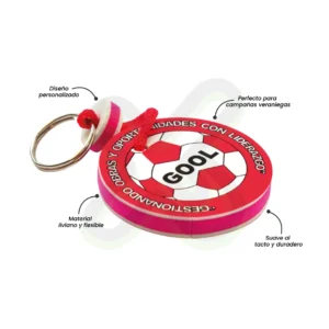 Llavero Microporoso personalizado para empresas