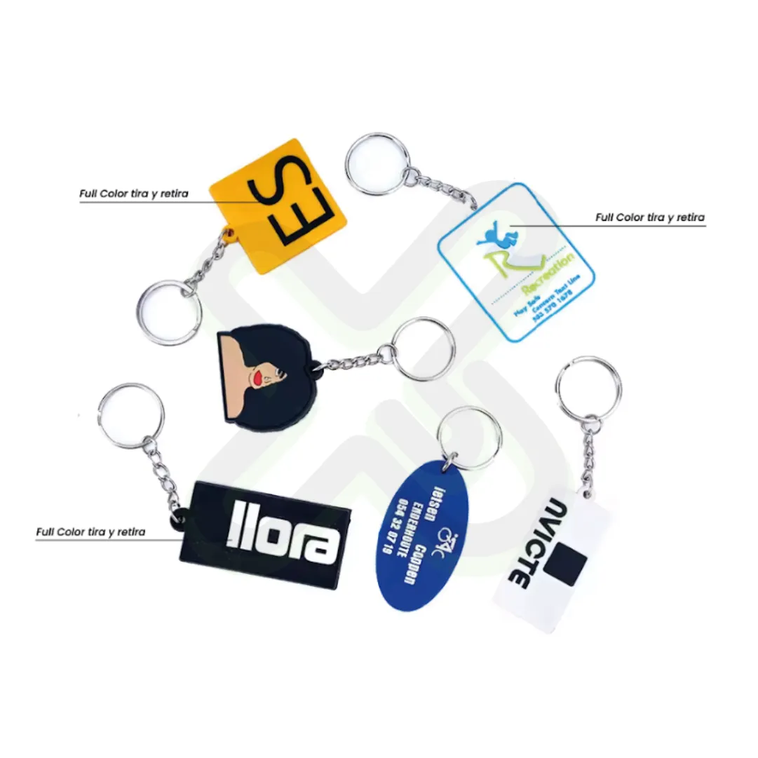Llavero Pvc personalizado con logo