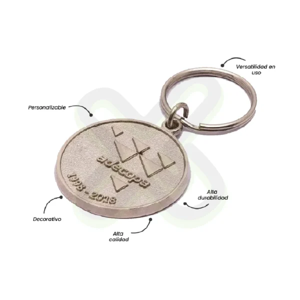 Llavero Zamak personalizado para empresas