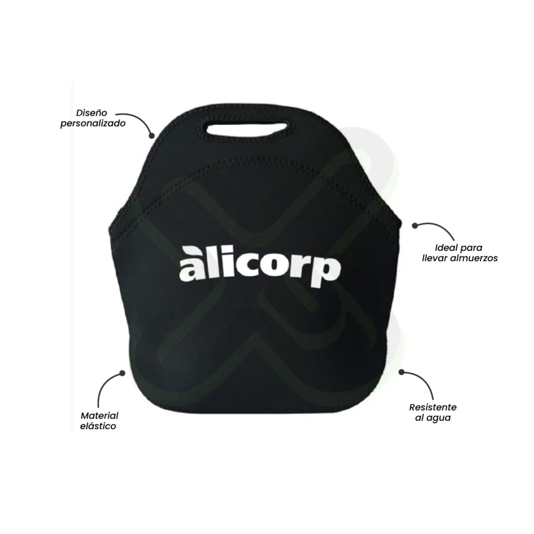 Lonchera Unicolor De Neoprene publicitario para empresas