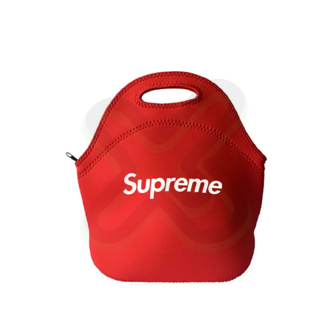 Lonchera Unicolor De Neoprene personalizado con logo