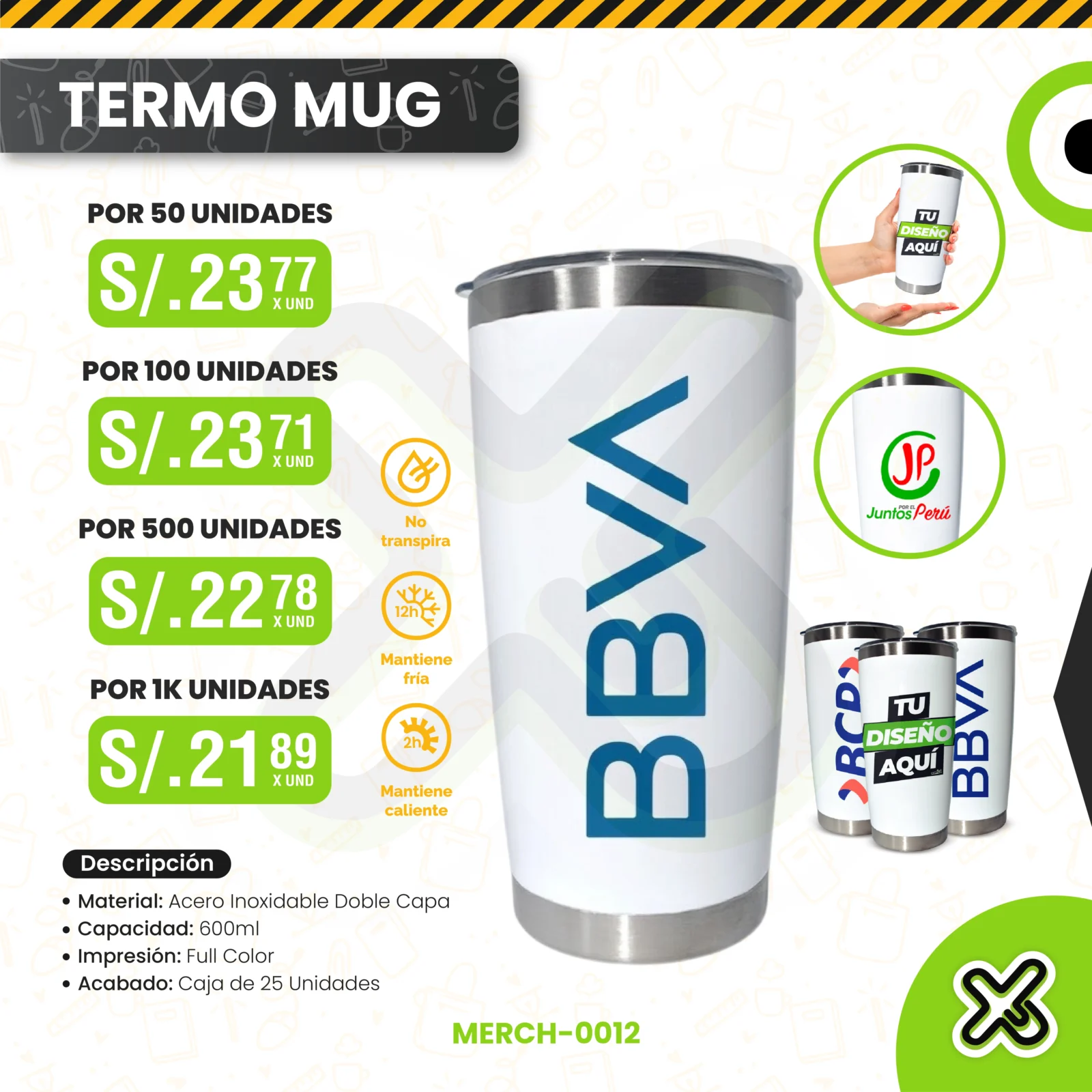 Termo Mug personalizado para empresas