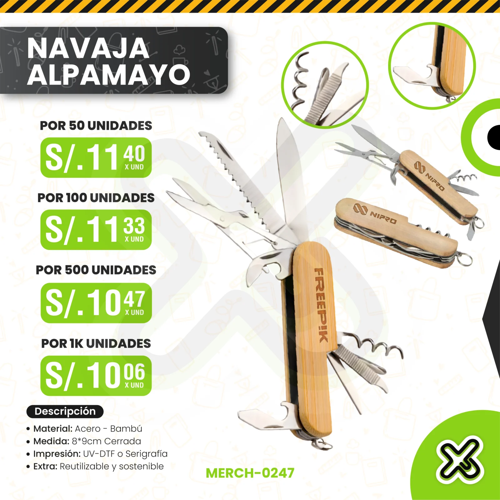 Navaja Alpamayo personalizado para empresas