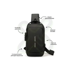 Mochila Cruzada Deluxe publicitario para empresas