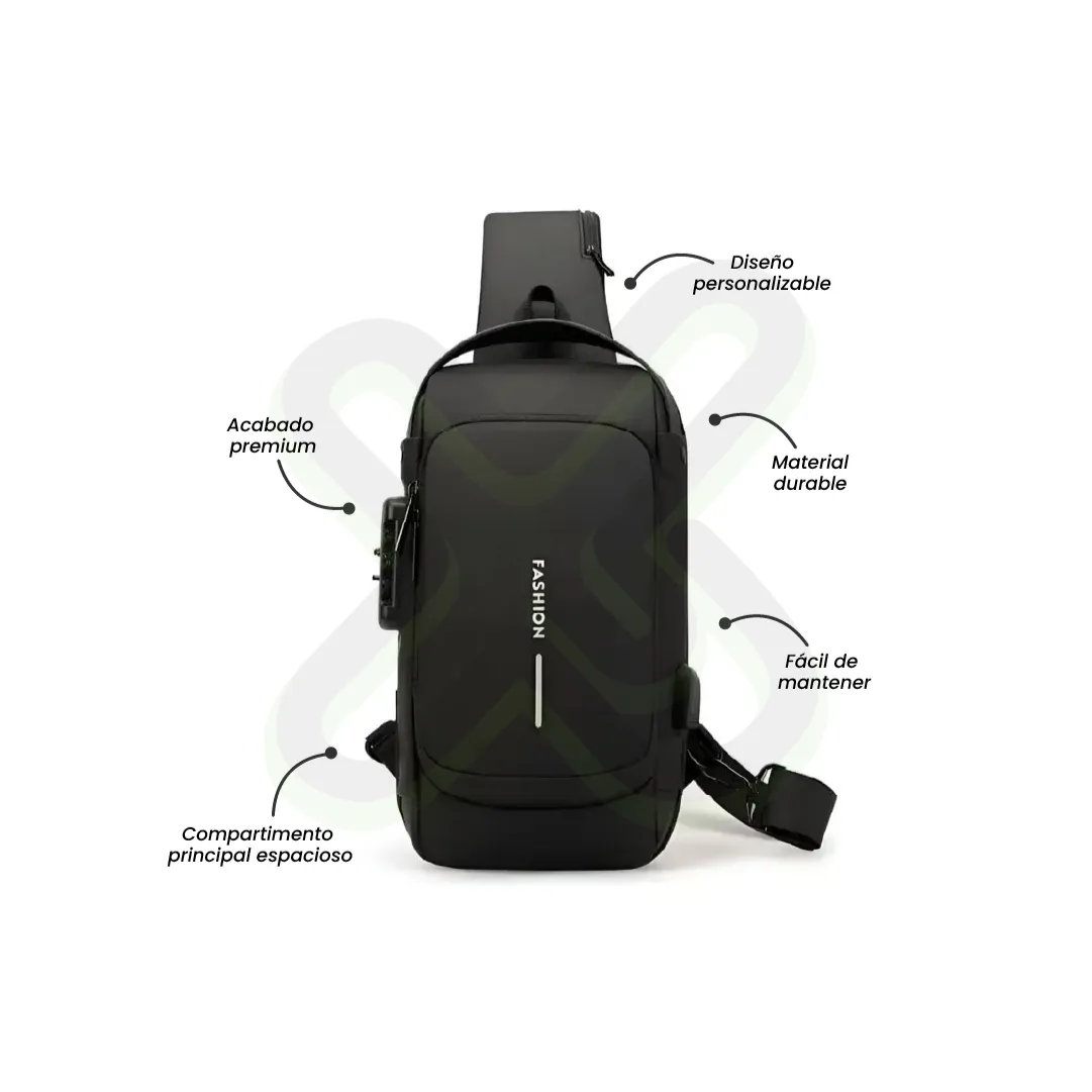 Mochila Cruzada Deluxe publicitario para empresas