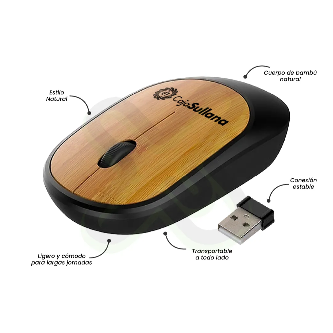 Mouse Ecologico publicitario para empresas