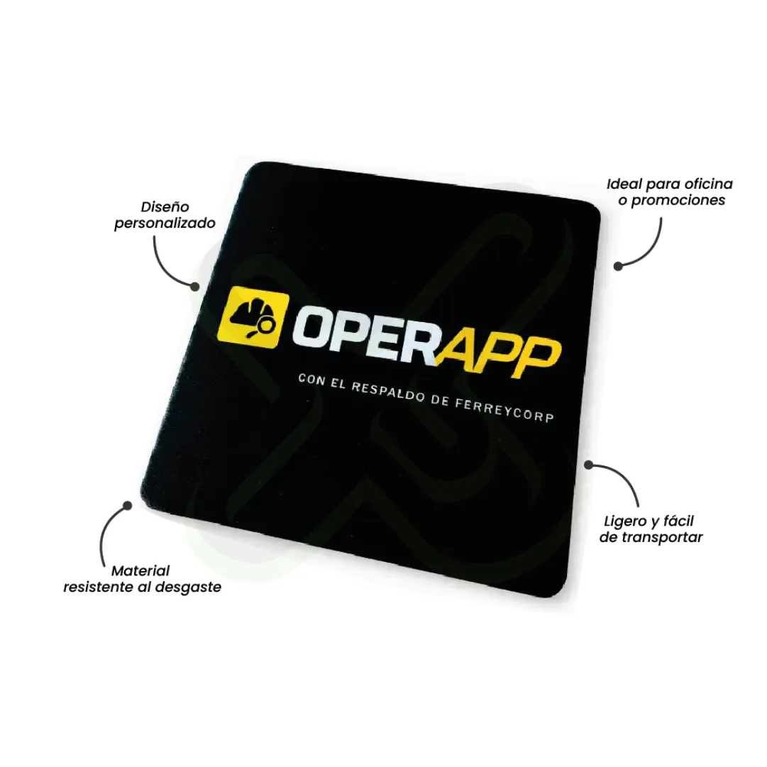Mouse Pad Rectangular publicitario para empresas