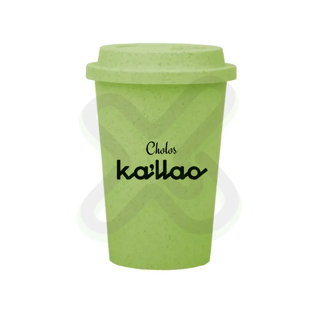 Mug Cafetero Fibra De Trigo 350Ml