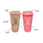 Mug Cafetero Fibra De Trigo 450Ml publicitario para empresas