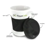Mug De Ceramica Con Agarradera De Silicona publicitario para empresas