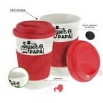 Mug De Ceramica Con Agarradera De Silicona personalizado con logo
