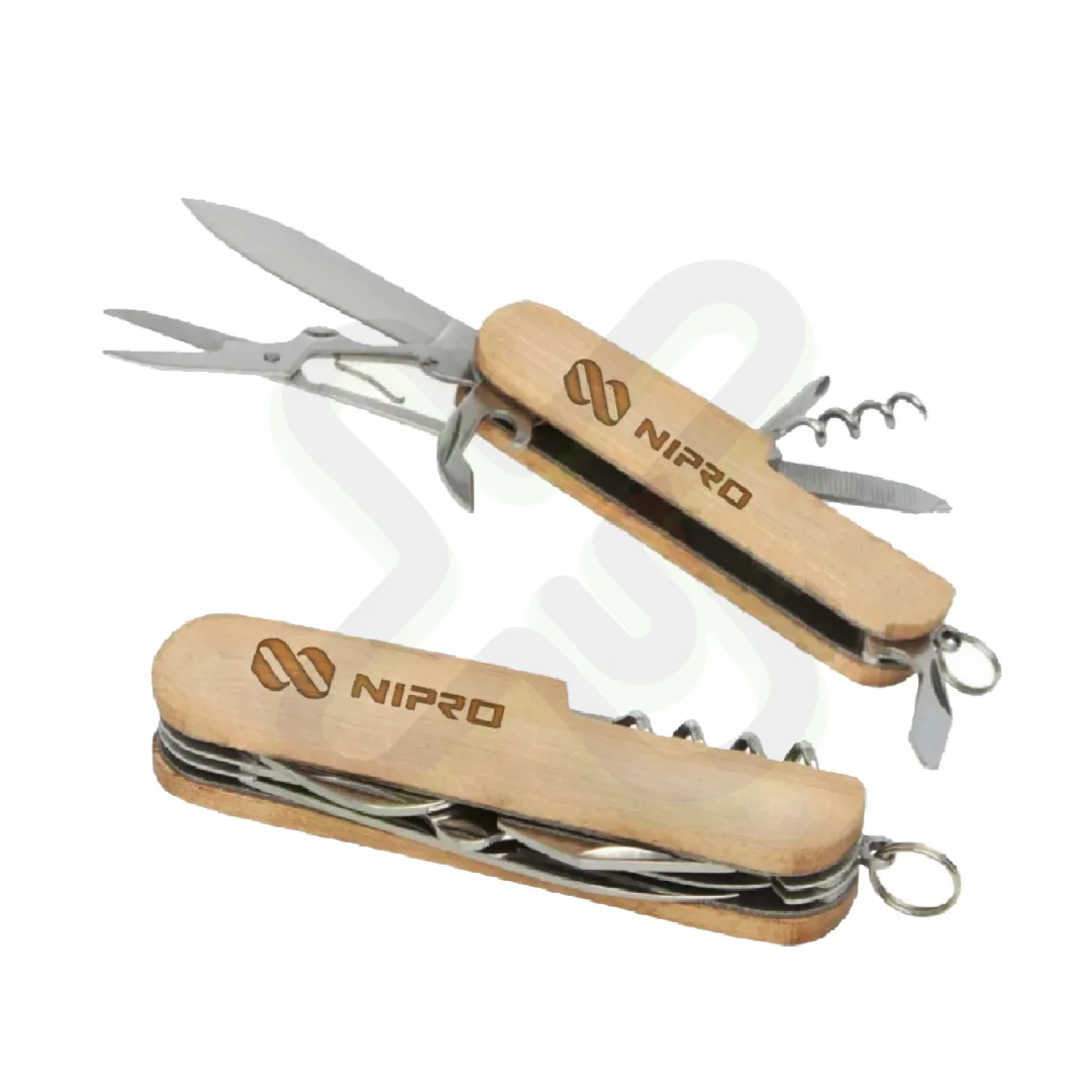 Navaja Alpamayo Bambu personalizado con logo