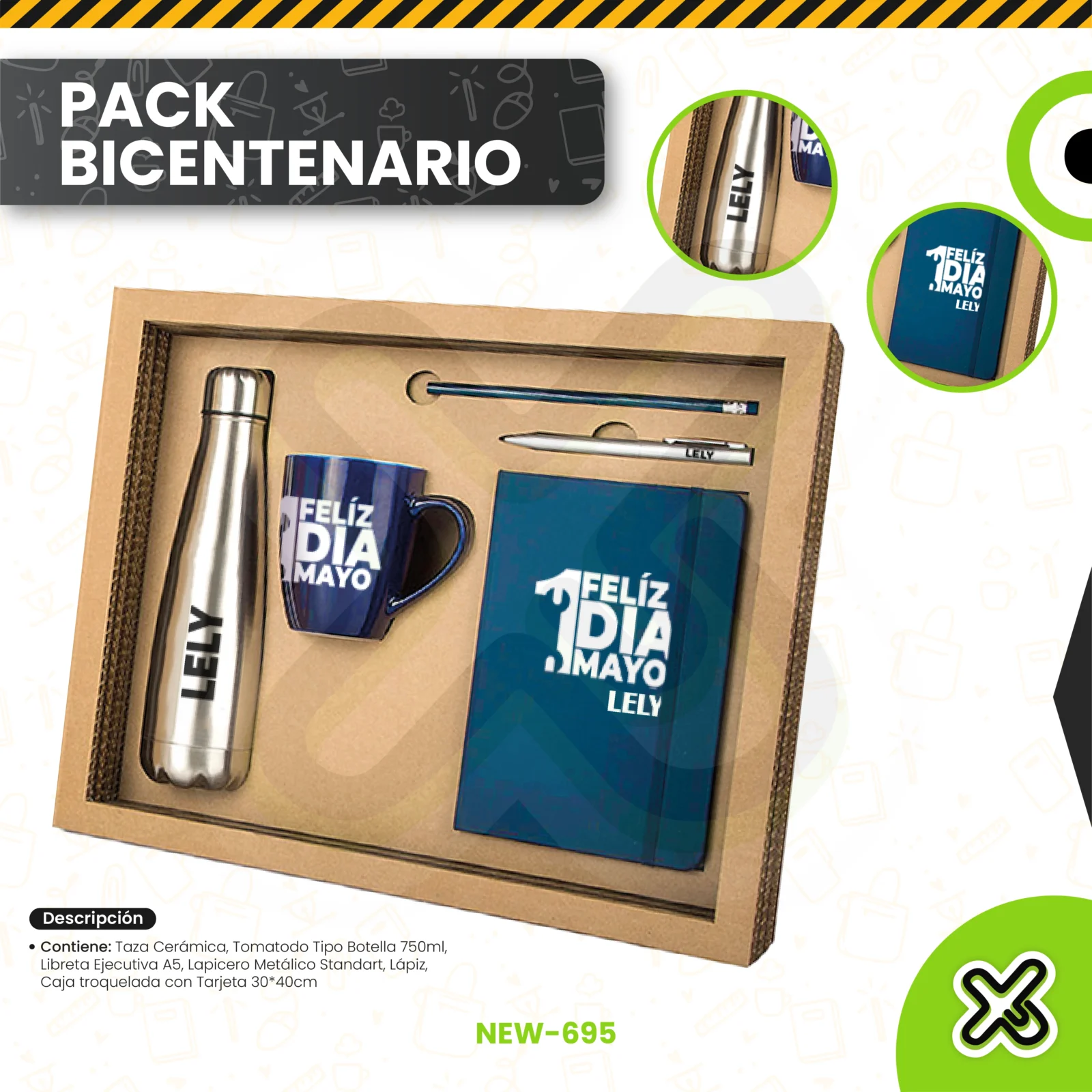 Pack Bicentenario personalizado para empresas