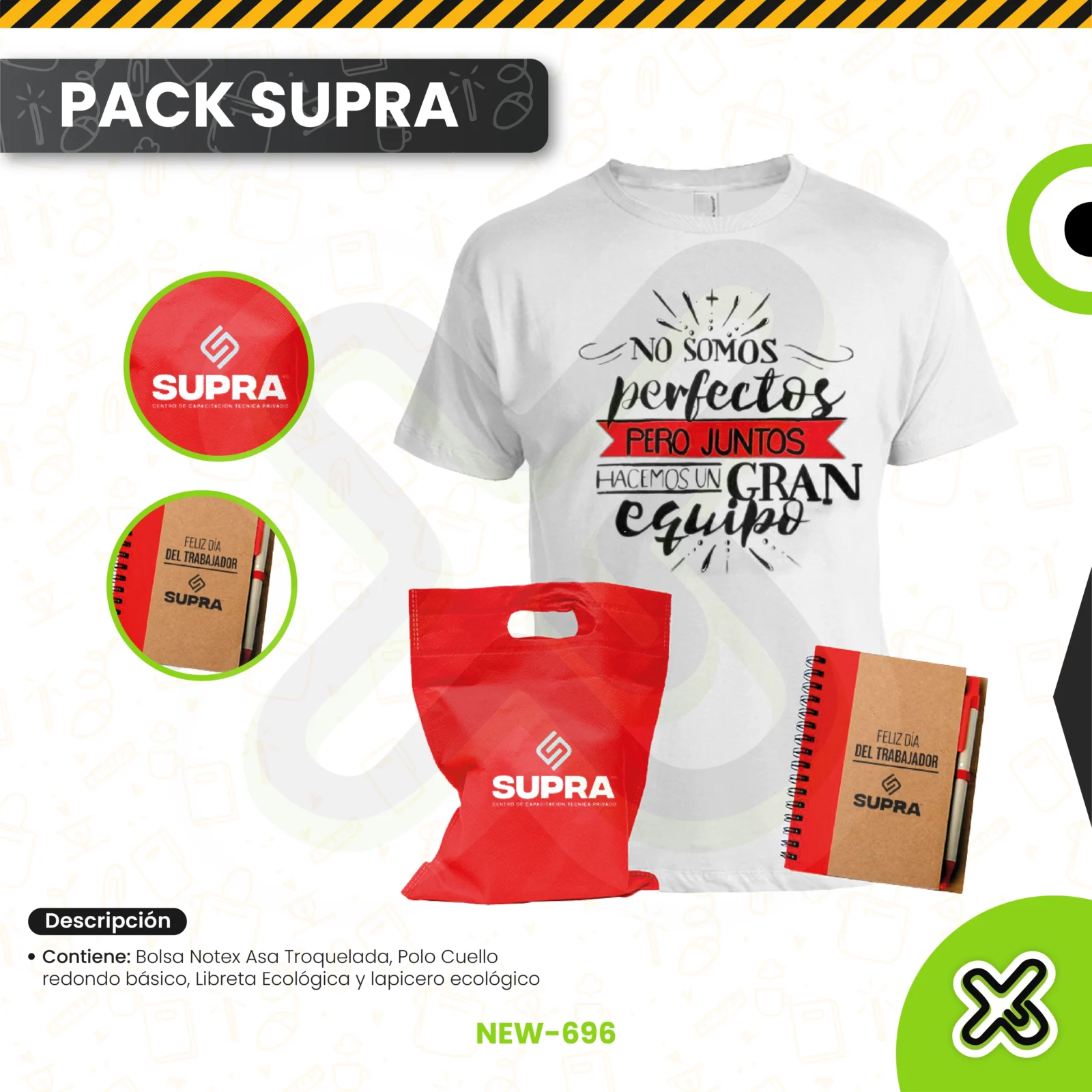 Pack Supra personalizado para empresas
