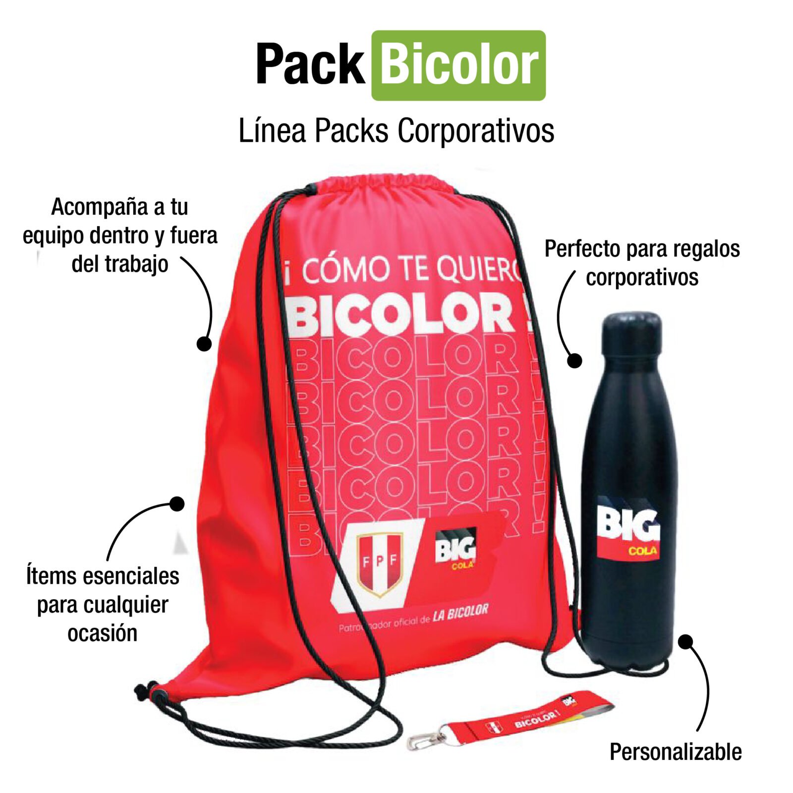 Pack  Bicolor publicitario para empresas
