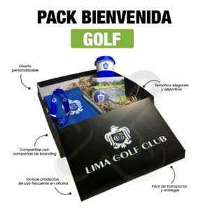 Pack Bienvenida Golf personalizado para empresas