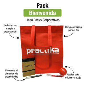 Pack Bienvenida Practica personalizado para empresas