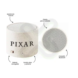 PARLANTE MINI MODELO FIBRA DE TRIGO