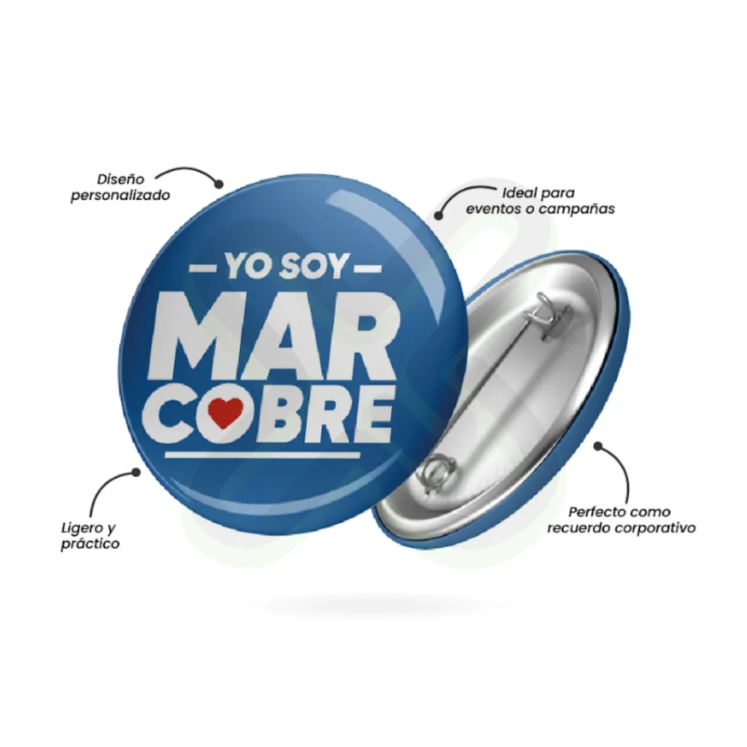 Pin Chapita publicitario para empresas