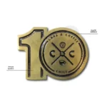 Pin Metalico Zamak personalizado con logo