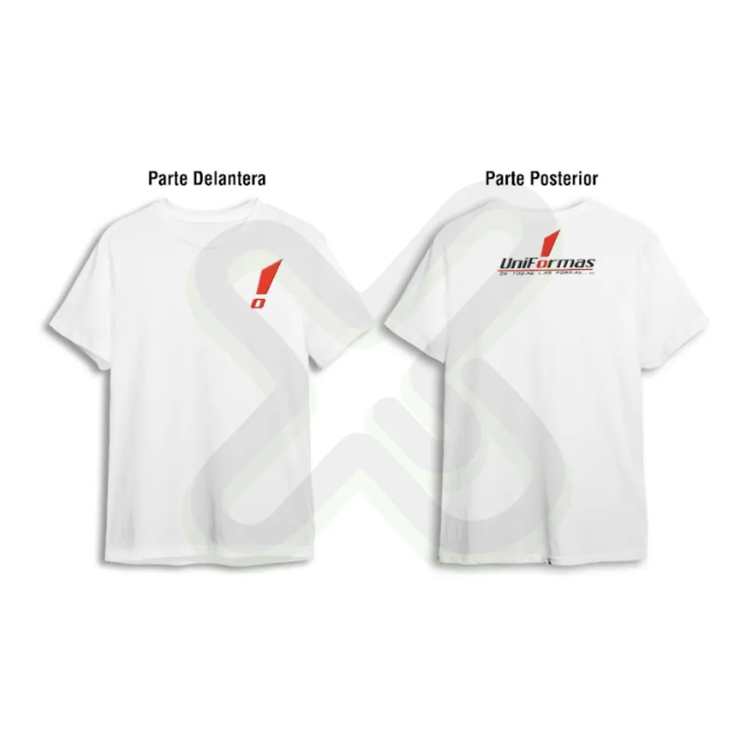 Polo Publicitario De Algodon Con Logo Sencillo personalizado con logo