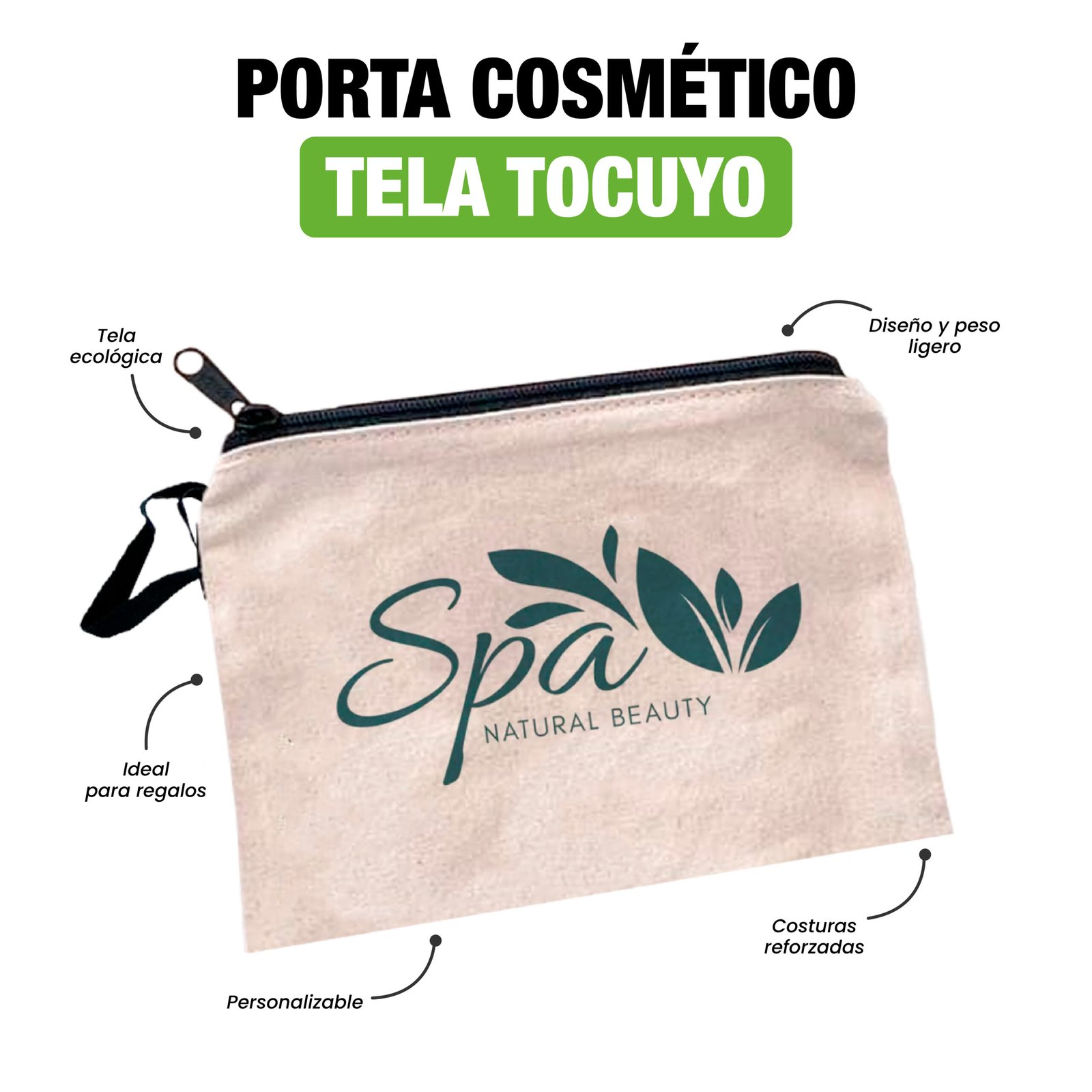Cartuchera Pequeña Tocuyo publicitario para empresas