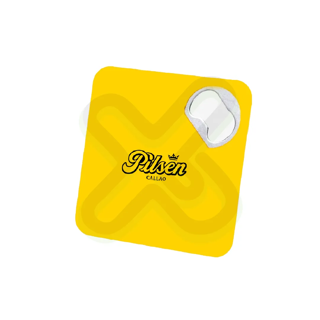 Posavasos Con Abridor personalizado con logo