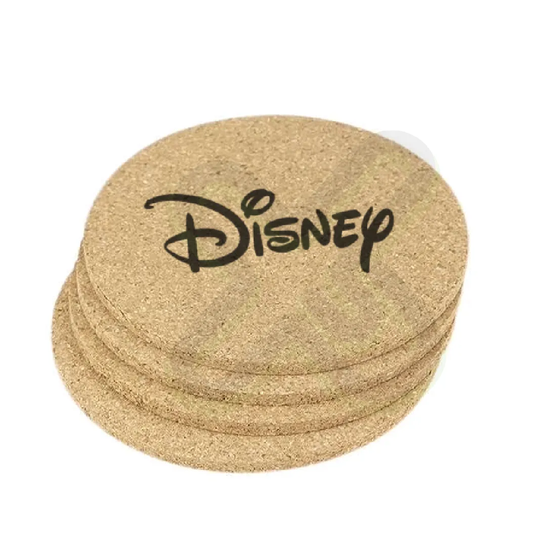 Posavasos Corcho personalizado con logo