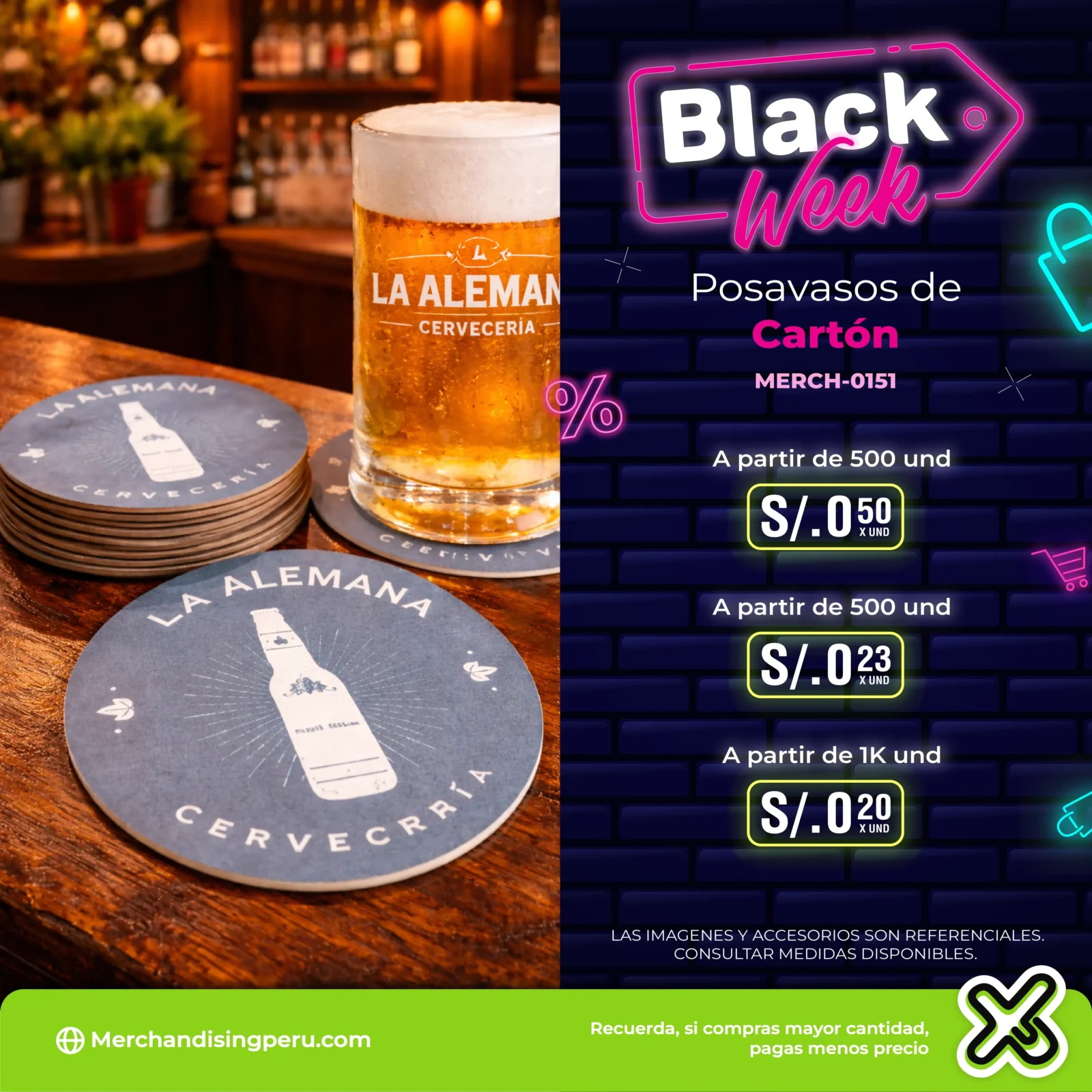 Posavasos De Cartón personalizado para empresas
