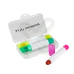 Resaltador De Cera 3 Colores personalizado con logo