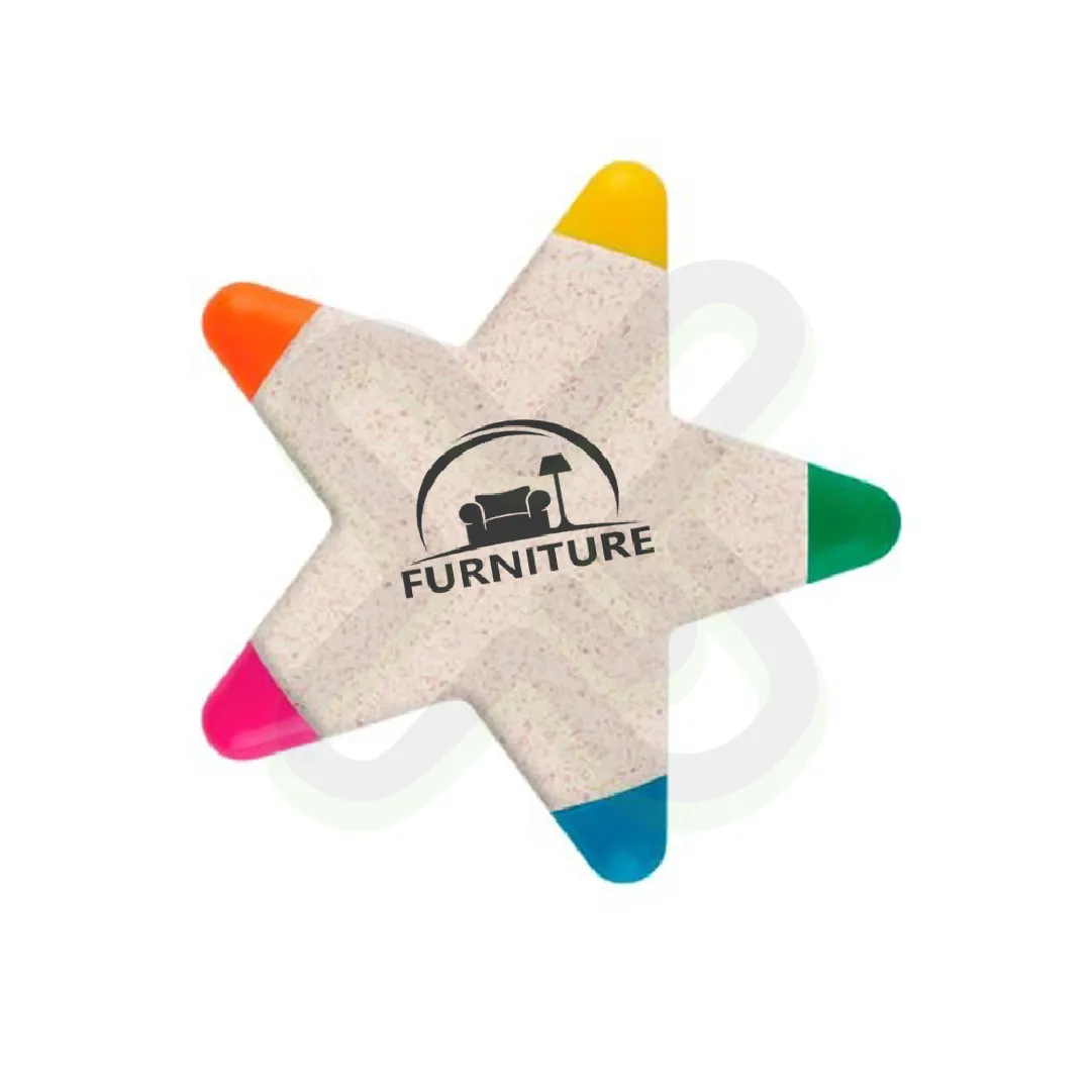 Resaltador Estrella De Fibra De Trigo