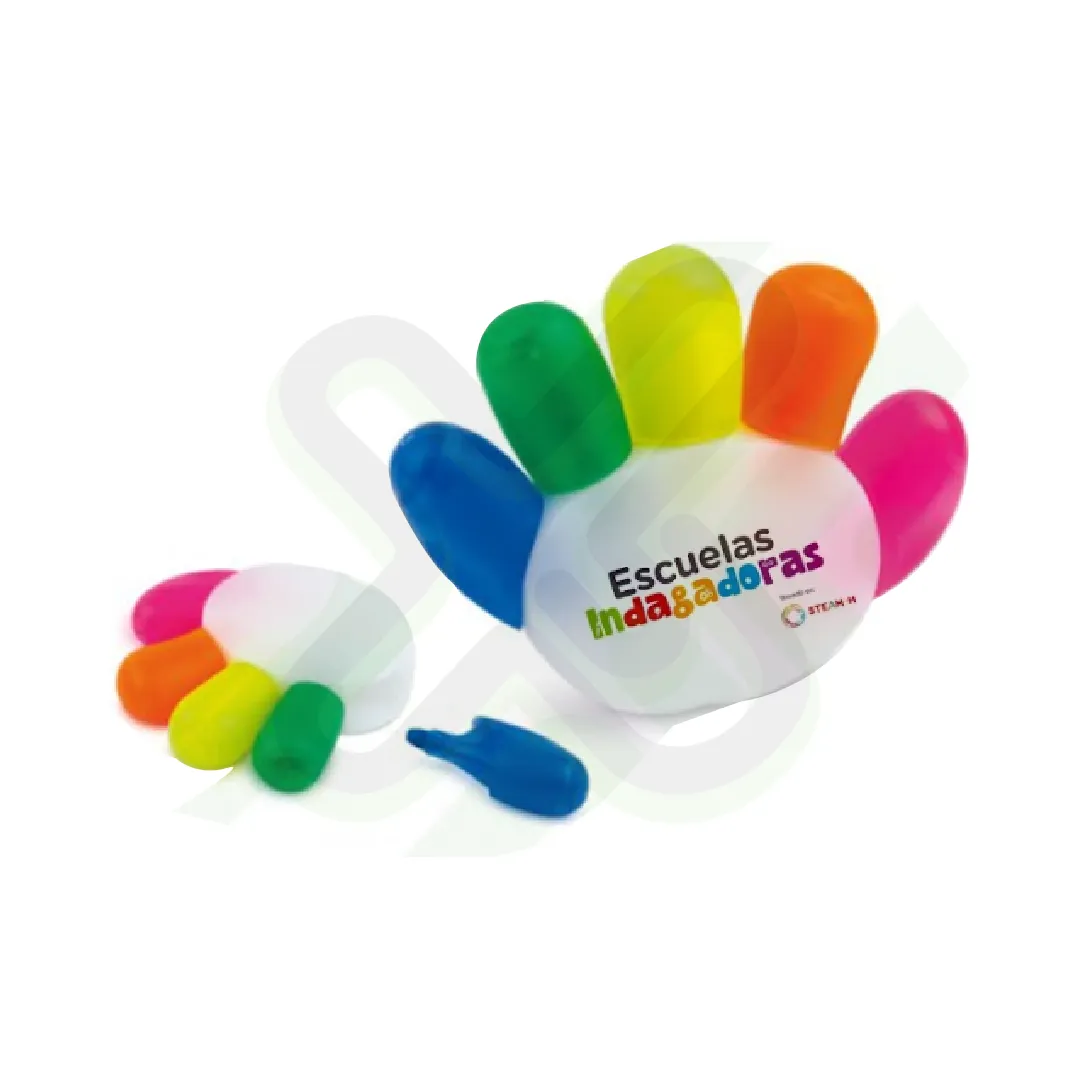 Resaltador Manito personalizado con logo