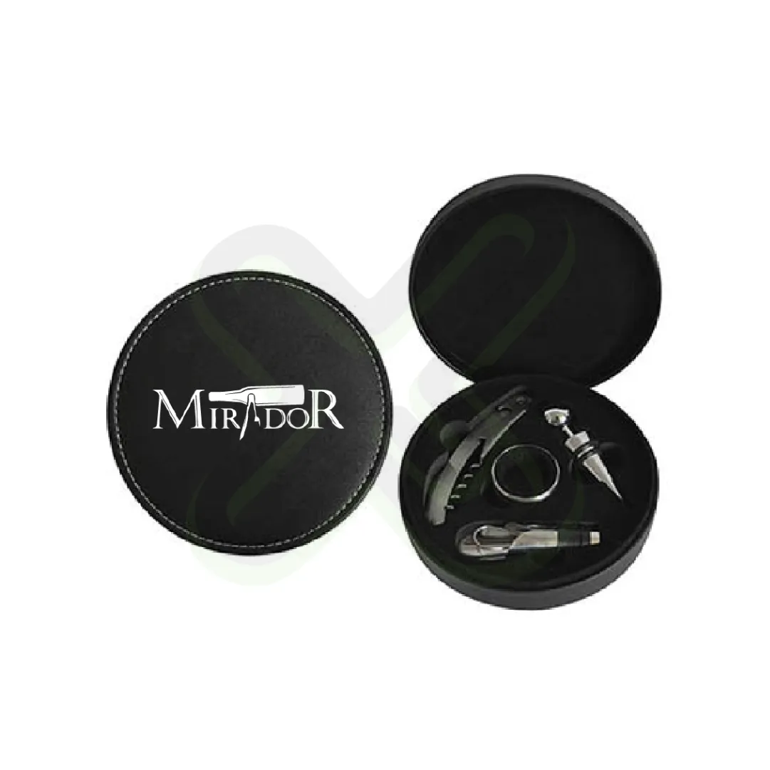 Set De Vino Con Logo personalizado con logo