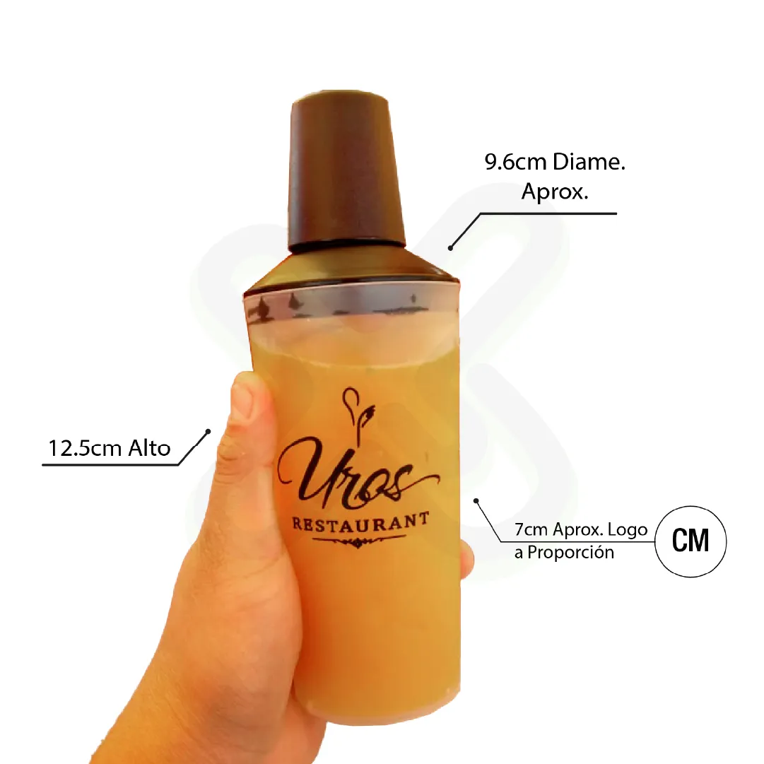 Shaker Pavonado 16 Oz personalizado con logo