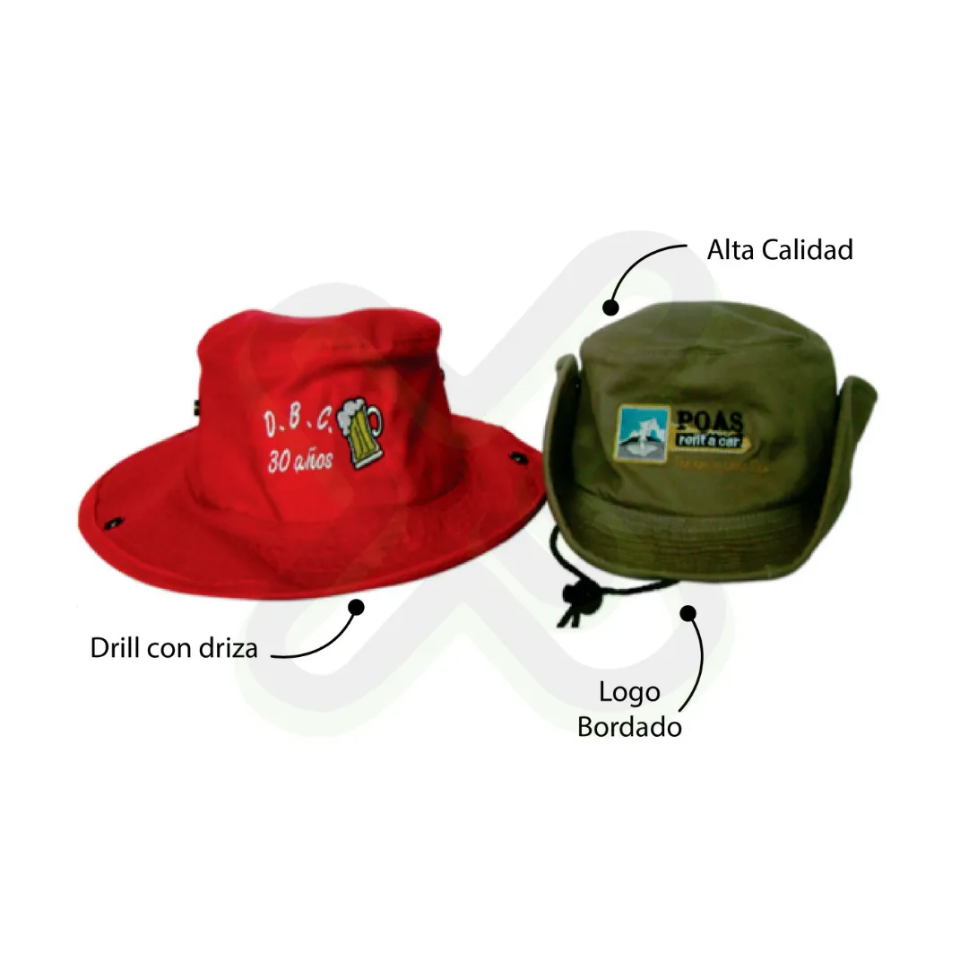 Sombrero Safari publicitario para empresas