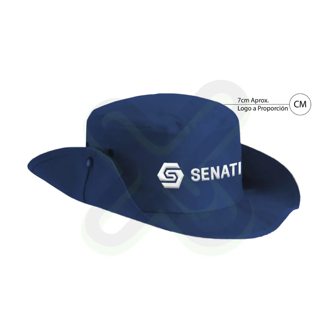 Sombrero Safari personalizado con logo