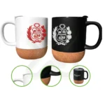 Taza Con Base De Corcho personalizado con logo
