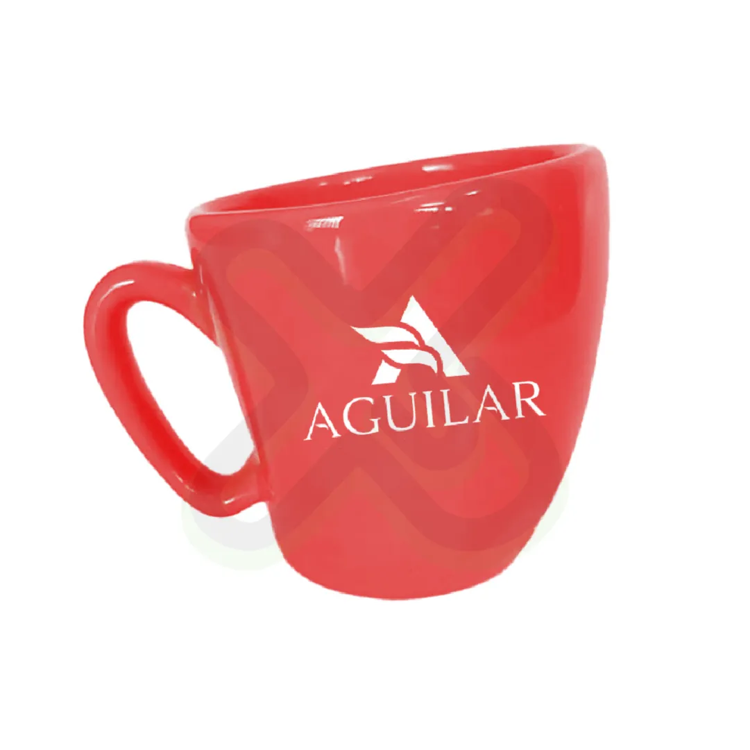 Taza De Ceramica Inclinada