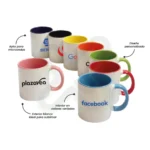 Taza Publicitaria Interior De Color publicitario para empresas