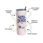 Termo Tumbler Skinny Con Sorvete publicitario para empresas