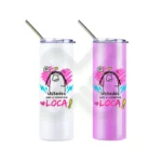 Termo Tumbler Skinny Con Sorvete personalizado con logo