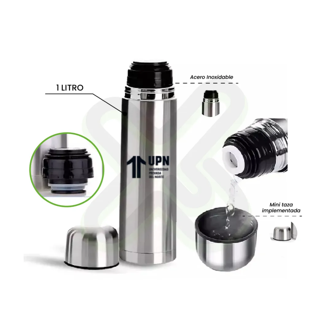 Thermo Cafetero 1L personalizado con logo
