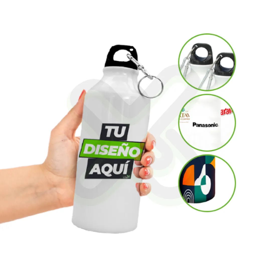 Tomatodo Aluminio 600Ml personalizado con logo