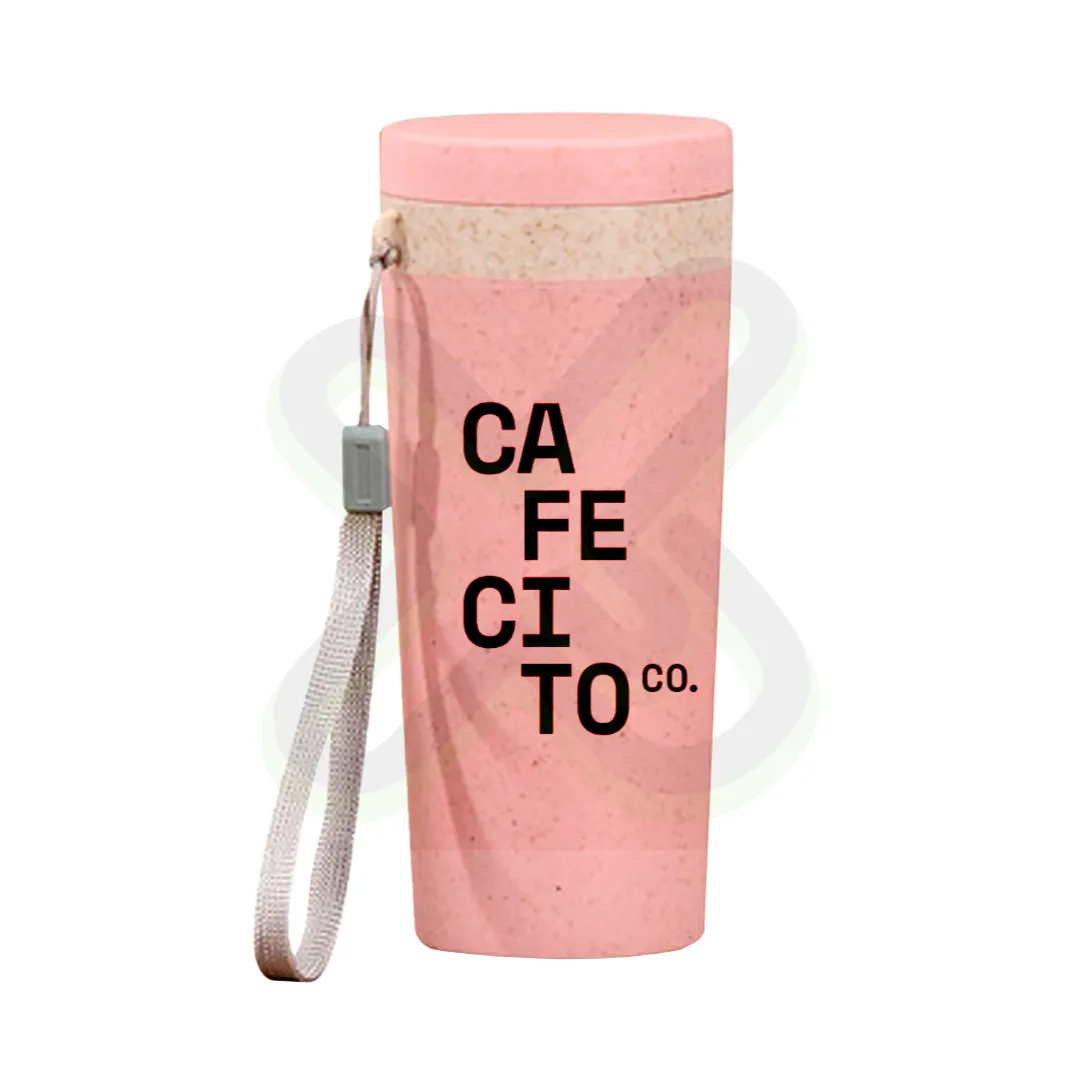 Tomatodo Cafetero Fibra De Trigo 280Ml personalizado con logo