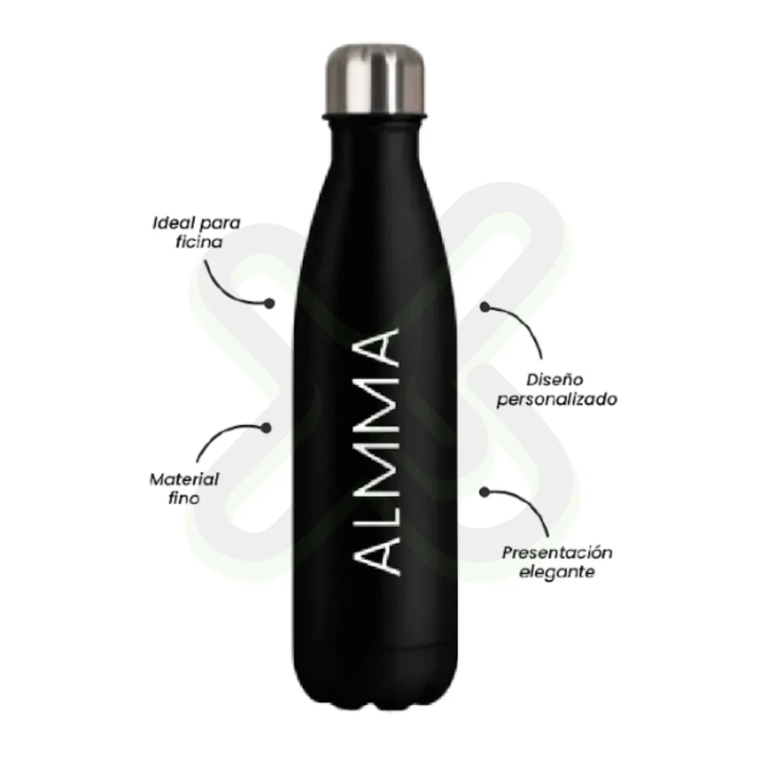 Tomatodo Metalico Tipo Botella 350Ml publicitario para empresas