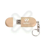 Usb Ecologico Bamboo personalizado con logo