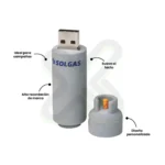 Usb Plastisol Relieve 3D publicitario para empresas