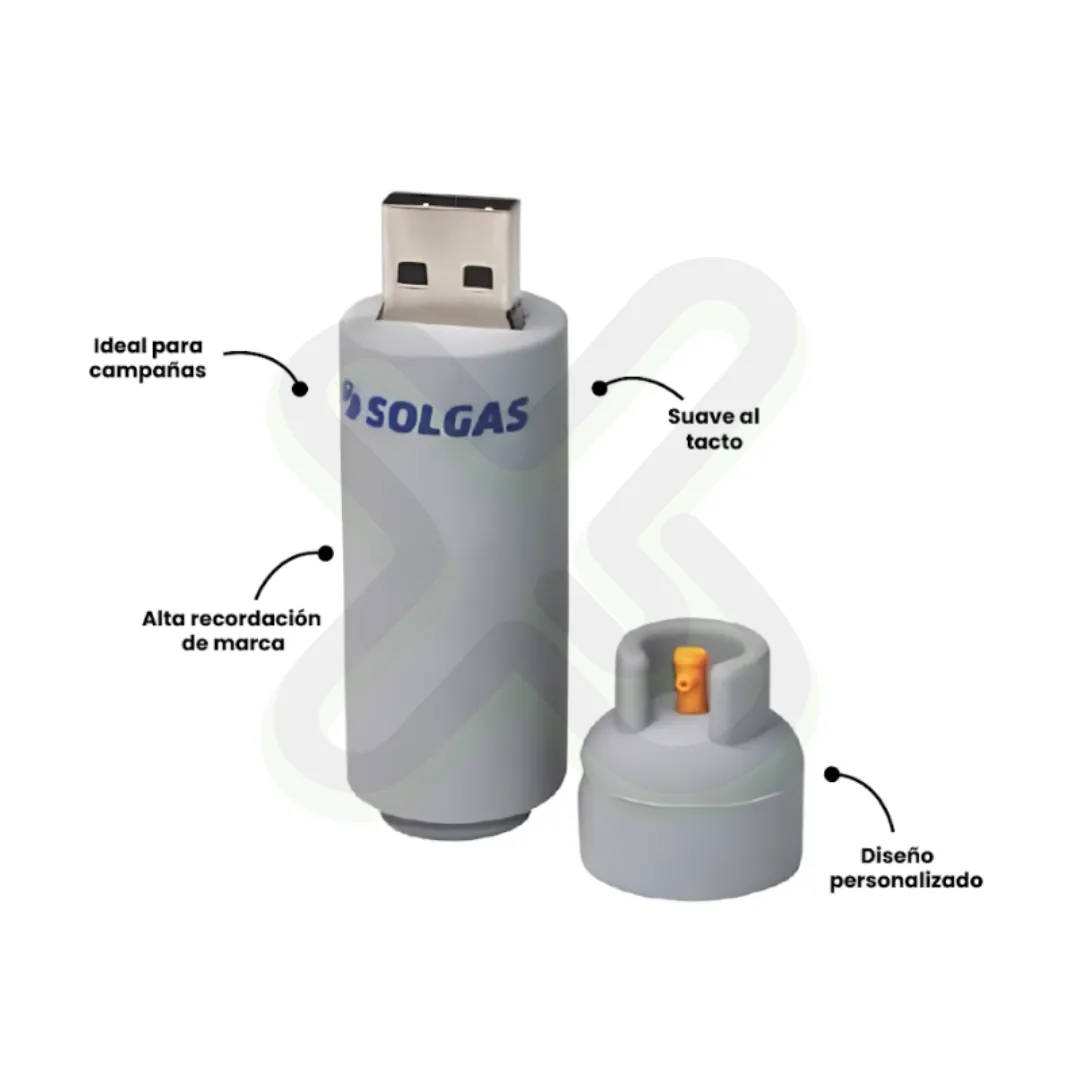 Usb Plastisol Relieve 3D personalizado para empresas