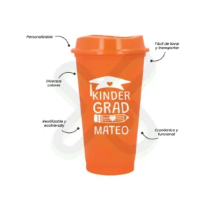 Vaso Mug Cafetero Plastico publicitario para empresas